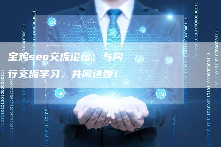 宝鸡seo交流论坛：与同行交流学习，共同进步！
